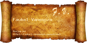 Faukel Vanessza névjegykártya